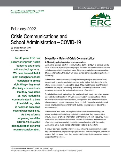 Crisis Communications cover image