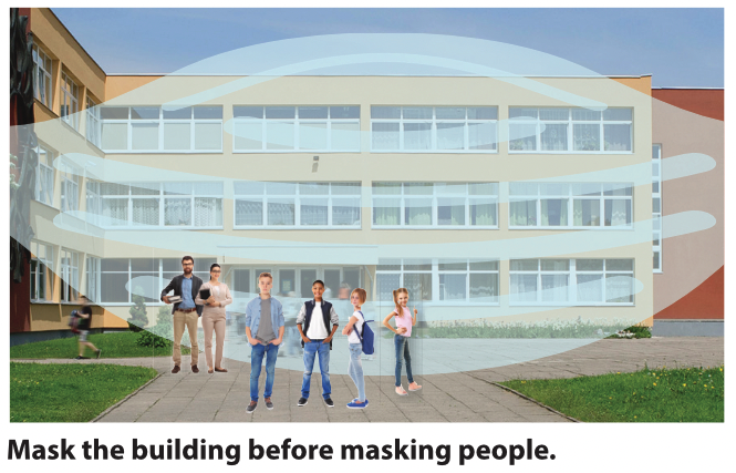 Mask the schools before masking people.